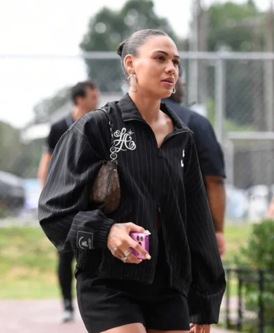 Trinity Rodman Adidas x Willy Chavarria Pinstripe Track Jacket