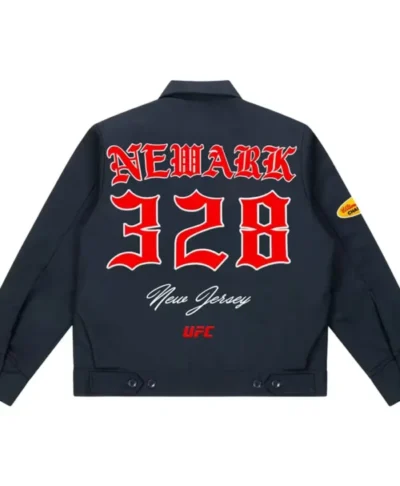UFC 328 Workwear Full-Zip Navy Jacket