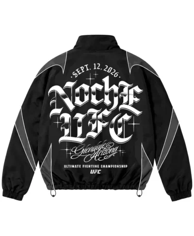 UFC Noche 2026 Full-Zip Black Track Jacket