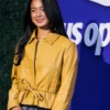 US Open Event Alex Eala Mustard Jacket