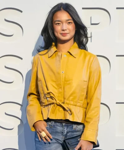 US Open Event Alex Eala Mustard Jacket