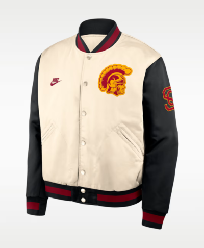 USC Trojans Legacy Nike College Full-Snap Bomber Jacket