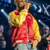 Usher Live Performance Levi’s x 49ers Bomber Jacket
