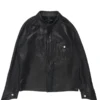 VIVET Black Leather Oxford Jacket