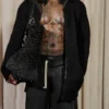 VIVET Heavyweight Black Knit Jacket