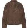 VIVET Leather Button Down Regular Fit Jacket