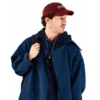 Victor Belmondo Masterplan Blue Wool Coat