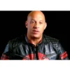 Vin Diesel Bloodshot Black And Red Leather Jacket