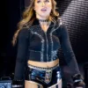 WWE NXT Adriana Rizzo Black Cropped Jacket