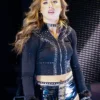 WWE NXT Adriana Rizzo Black Cropped Jacket
