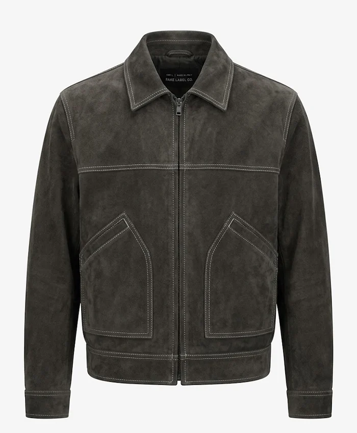 Will Smith NY Fashion Week Zara Suede Jacket