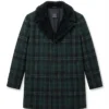 William Nylander NY Fashion Week Plaid Coat