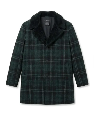 William Nylander NY Fashion Week Plaid Coat