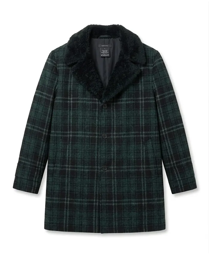 William Nylander NY Fashion Week Plaid Coat