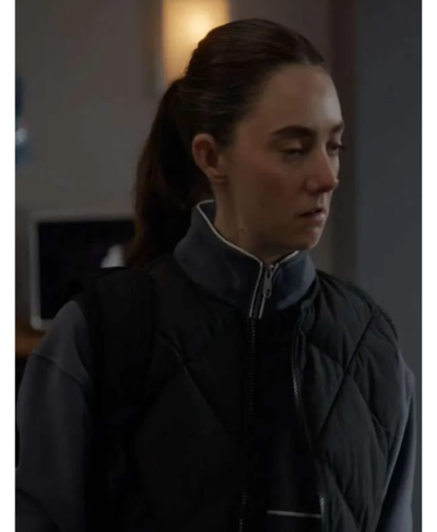 Women Alice Chilton Black Tailored Wool Vest