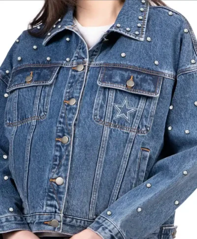 Women Dallas Cowboys NFL Denim Outerwear