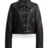 Women Esther Netflix Series Leather Outerwear