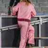Women Kylie Minogue Vibrant Pink Zip Track Jacket