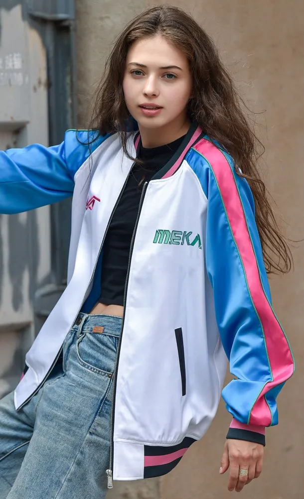 Women Overwatch Dva Cosplay Biker Outerwear