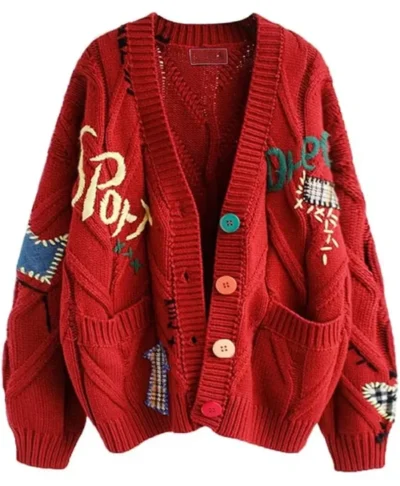 Women’s Cable Knit Long Sleeve Cardigan Sweater