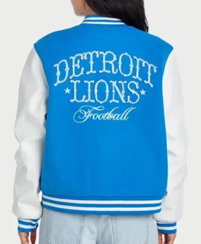 Women’s Detroit Lions Wild Collective Blue Pearl Jacket