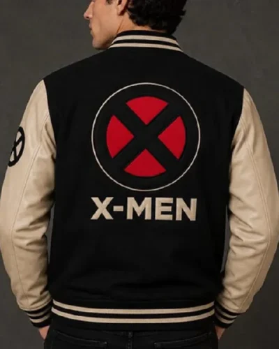 X-Men Logo Black Varsity Jacket