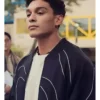 XO Kitty Q Black Bomber Jacket