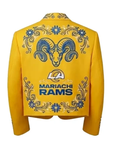 Yellow Mariachi LA Rams Suit Blazer