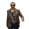 Yılmaz Erdogan Money Trap The Karun Treasure Brown Leather Blazer