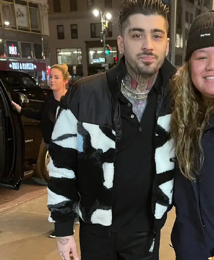 Zayn Malik Louis Vuitton Logo Fleece Jacket