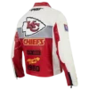 buy Chamarra De Piel NFL Kansas City Chiefs Moto Jacket