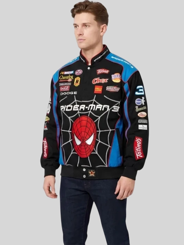 Marvel Spiderman Racing Jacket - Image 3