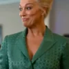 buy Ted Lasso S04 Hannah Waddingham Green Tie Waist Blazer