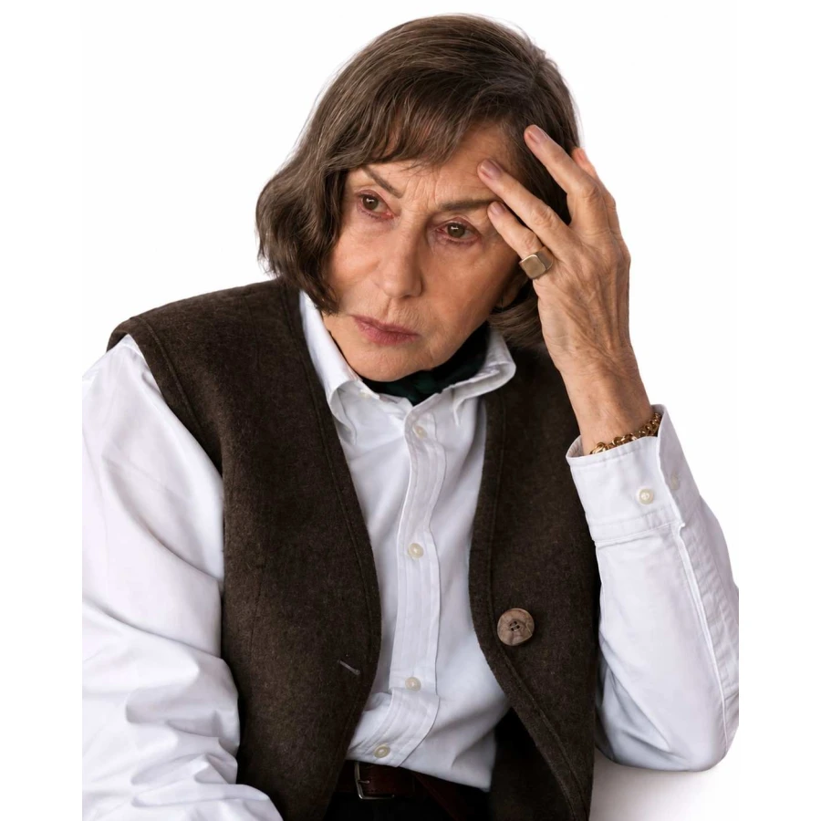 A Talent for Murder 2026 Helen Mirren Dark Brown Vest - Image 4
