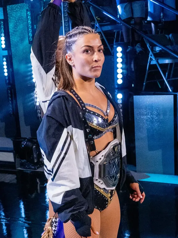 AEW Grand Slam Mexico Kendal Grey Jacket - Image 2