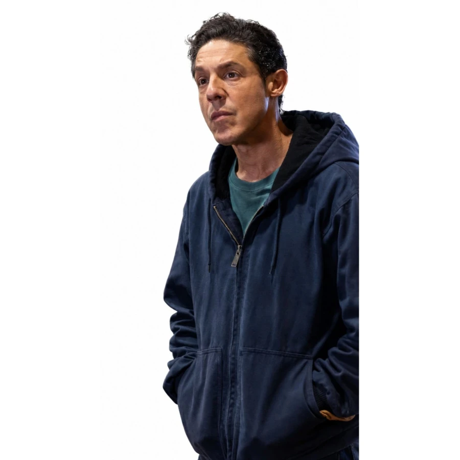 Come With Me 2026 Theo Rossi Navy Blue Hoodie - Image 2