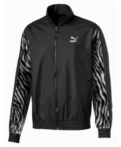 buy now Ted Lasso S04 Toheeb Jimoh Zebra Printed Black Jacket