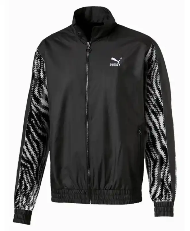 buy now Ted Lasso S04 Toheeb Jimoh Zebra Printed Black Jacket