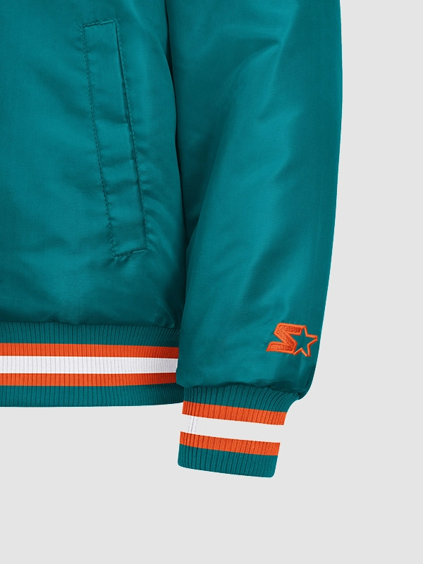 2026 Miami Dolphins Starter Courtside Varsity Jacket - Image 3