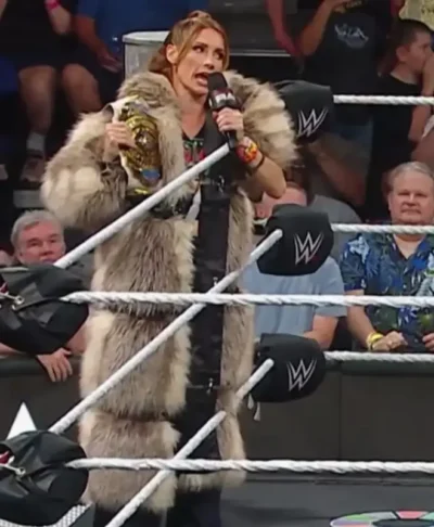 order now Becky Lynch Monday Night RAW 2026 Coat