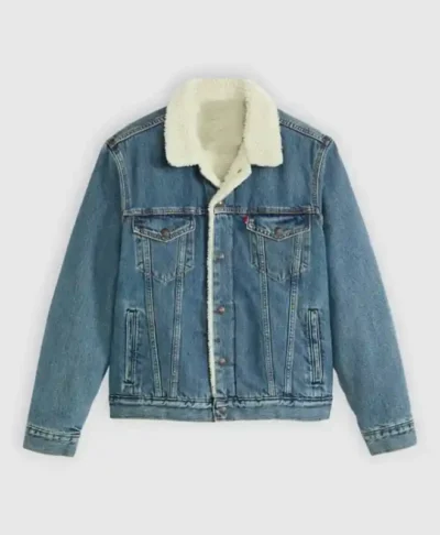 shop now Adults S02 Jack Innanen Sherpa Denim Trucker Jacket