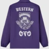 shop now Western University Coaches Purple Jacket