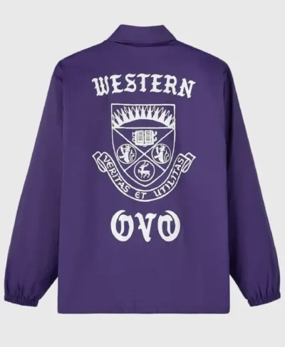 shop now Western University Coaches Purple Jacket