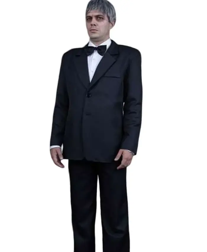 1960s Addams Family Lurch Black Costume Suit
