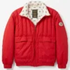 1987 Gucci Red Puffer Jacket