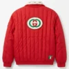 1987 Gucci Red Puffer Jacket