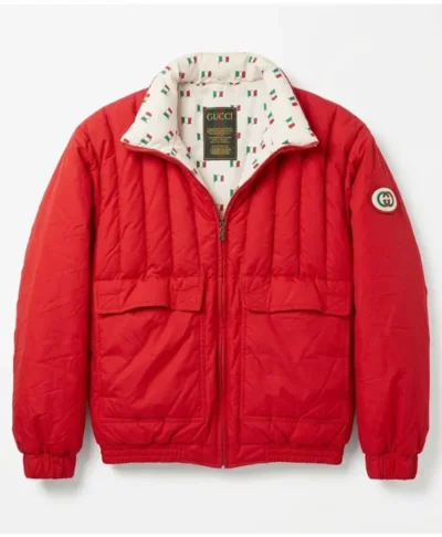 1987 Gucci Red Puffer Jacket