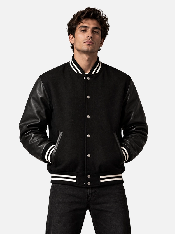 2026 Men’s Black Varsity Jacket