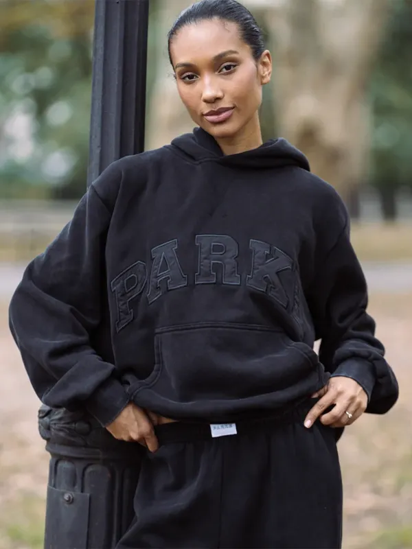 2026 Parke Halloween Black Varsity Hoodie