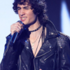 2026 VMAs Sombr Black Leather Jacket